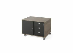 Ladeblok 83x60x55cm - melamine - zwart & nebraska