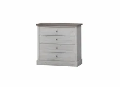 Ladekast Eline 85x46x82cm - decor - white oak/autumn oak