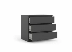 Ladekast Naia 77x50x71cm - MDF - zwart