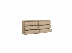 Ladekast Naia 154x50x71cm - melamine - jackson hickory