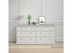 Ladekast Paris 183x49x87cm - decor - wit