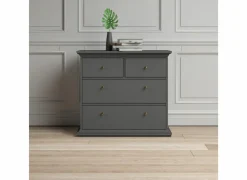 Ladekast Paris 97x49x87cm  - decor - mat grijs