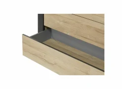 Ladekast Phaedra 120x48x83cm - decor - Franse eik/nox