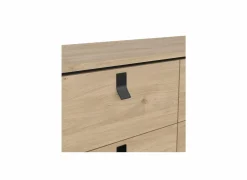 Ladekast Ry 102x41x95cm - decor - bruin/zwart