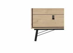 Ladekast Ry 151x41x95cm - decor - bruin/zwart