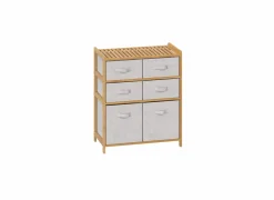 Ladekast Tidy 66x33x78,5cm - bamboe - naturel