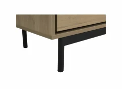 Ladekast Token 73x39,6x118,6cm - melamine - eik