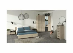 Ladekast Watson 43x40x107cm - decor - kronberg eik & waterford eik