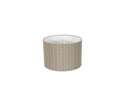 Lampenkap Ø20x15cm - stof - grijs