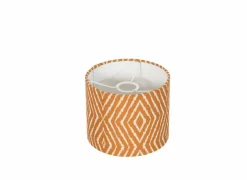Lampenkap Ø15x15cm - stof - oranje