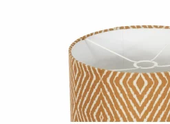 Lampenkap Ø35x30cm - stof - oranje