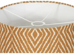 Lampenkap Ø35x30cm - stof - oranje