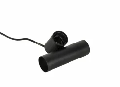 Lampenvoet E27 - metaal - zwart