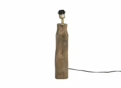 Lampenvoet E27 H30cm - hout - naturel