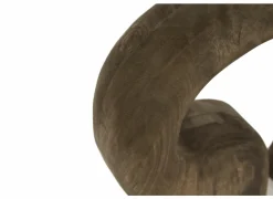 Lampenvoet E27 H30cm - hout - naturel