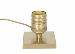 Lampenvoet E27 10x10cm - metaal - goud
