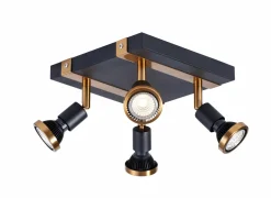 LED spot met 4 spots 5W GU10