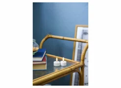 Ledkaars Sille Rechargeable wit set van 2