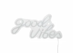 Ledlamp Neon Good Vibes 40,5x20cm - kunststof - roze