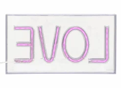 Ledlamp Neon Love 23x12,5cm - kunststof - roze
