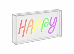 Ledlamp Neon 23x13cm - kunststof - multicolor