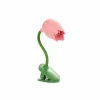 Leeslamp Tulp H4,3cm - kunststof - roze