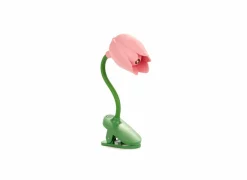 Leeslamp Tulp H4,3cm - kunststof - roze