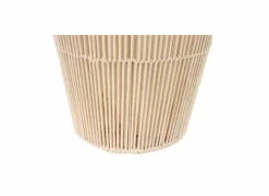Linnenmand Muna Ø43x51cm - katoenkoord - naturel