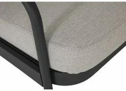 Loungeset Airy aluminium wicker - greige/zwart