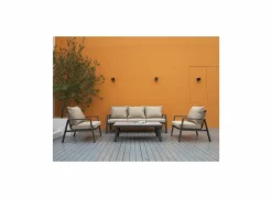 Loungeset Arctica aluminium antraciet
