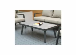 Loungeset Arctica aluminium antraciet