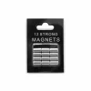 Magneten zilver, set van 12