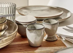 Melk/Sauskan Artisan 7cl - stoneware - groen