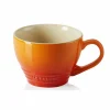 Mok Le Creuset 40cl - keramiek - oranjerood