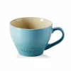 Mok Le Creuset 40cl - keramiek - carribean blue