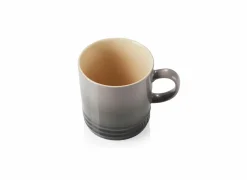 Mok Le Creuset 35cl - keramiek - grijs & zwart