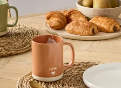 Mok Relax, Love, Smile 42cl - porselein - multicolor