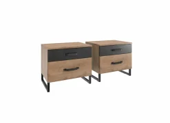 Nachtkastje Detroit 54cm set van 2