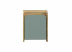 Nachtkastje Hoa 42x41x53cm - decor - mauvella eik & groen