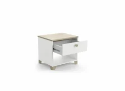 Nachtkastje Izzy 43x36x40cm - decor - kronberg eik & wit