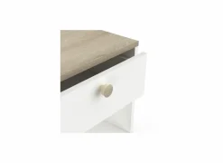 Nachtkastje Izzy 43x36x40cm - decor - kronberg eik & wit