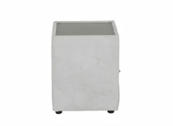 Nachtkastje Lancy 42,5x45x53cm - stof - ecru