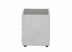 Nachtkastje Lancy 42,5x45x53cm - stof - ecru