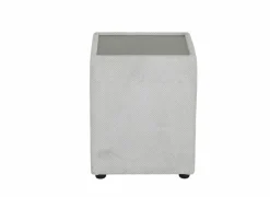 Nachtkastje Lancy 42,5x45x53cm - stof - ecru