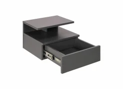 Nachtkastje licht grijs 35x32x23cm