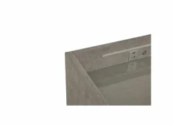 Nachtkastje Moon 48x47x62cm - decor - zilver