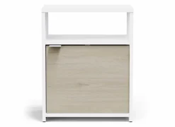 Nachtkastje Nano 41x28x51cm - decor - kronberg eik & wit