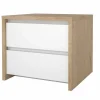 Nachtkastje Next 52x48H46cm - decor - wit & jackson hickory
