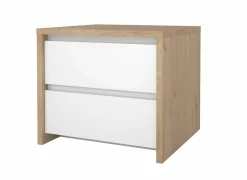 Nachtkastje Next 52x48H46cm - decor - wit & jackson hickory