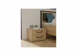 Nachtkastje Oriental Tree 46,3x40,8x33,7cm - decor - bartex eik